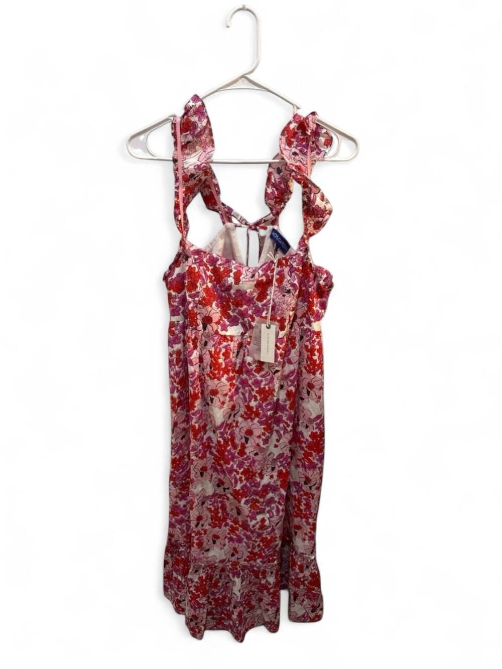 Ro's Garden Jada Floral Ruffle Strap Maxi Dress Size S